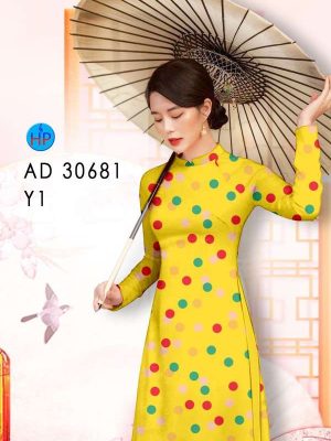 Vải Áo Dài Chấm Bi Kiểu Mới AD 30681 21 ad36e8c0