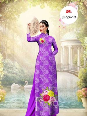 Vải Áo Dài Hoa Hồng Mới Ra AD DP24 26 ae752906