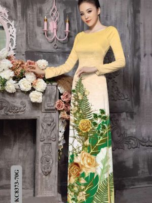 Vải Áo Dài Hoa Hồng Mới Ra AD KC8373 23 b0ccaa62