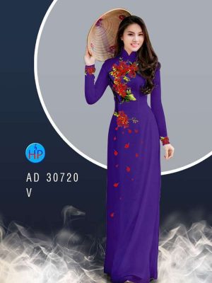 Vải Áo Dài Hoa Phượng Mới Ra AD 30720 22 b8443d67