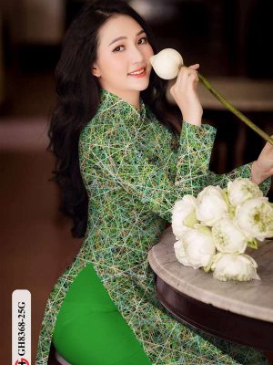 Vải Áo Dài Hoa Văn Kiểu Mới AD GH8368 19 bfd87759