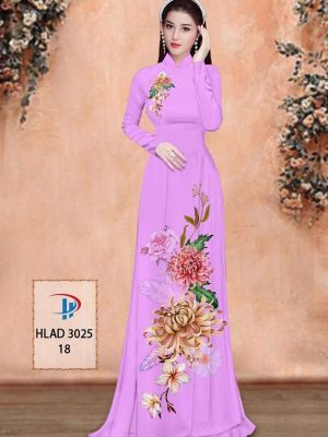 Vải Áo Dài Hoa Cúc Kiểu Mới AD HLAD3025 47 c731821f