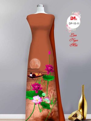 Vải Áo Dài Hoa Sen Mới Ra AD DP15 14 d17885fa