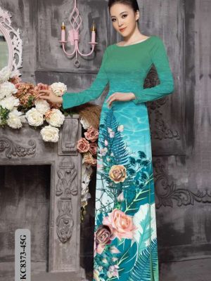 Vải Áo Dài Hoa Hồng Mới Ra AD KC8373 20 d5f968f8