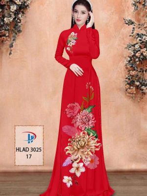 Vải Áo Dài Hoa Cúc Kiểu Mới AD HLAD3025 46 d7b0994f