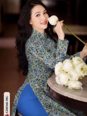 Vải Áo Dài Hoa Văn Kiểu Mới AD GH8368 18 ddc307a2