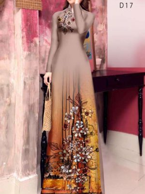 Vải Áo Dài Hoa In 3D Vừa Ra AD 20937 28 de6a364c