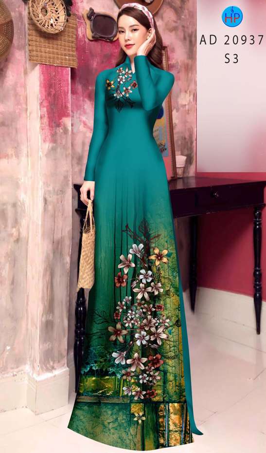Vải Áo Dài Hoa In 3D Vừa Ra AD 20937 37 Vải Áo Dài Hoa In 3D Vừa Ra AD 20937