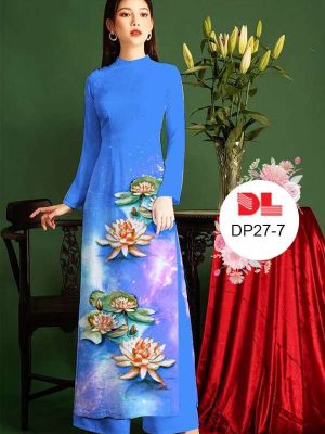 Vải Áo Dài Hoa Sen Mới Ra AD DP27 19 e886c9a8