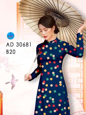 Vải Áo Dài Chấm Bi Kiểu Mới AD 30681 20 e941388f