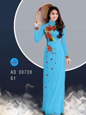 Vải Áo Dài Hoa Phượng Mới Ra AD 30720 24 ed4b2922