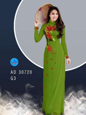 Vải Áo Dài Hoa Phượng Mới Ra AD 30720 20 efbe6562