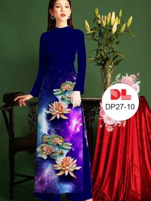 Vải Áo Dài Hoa Sen Mới Ra AD DP27 22 f5efa9df