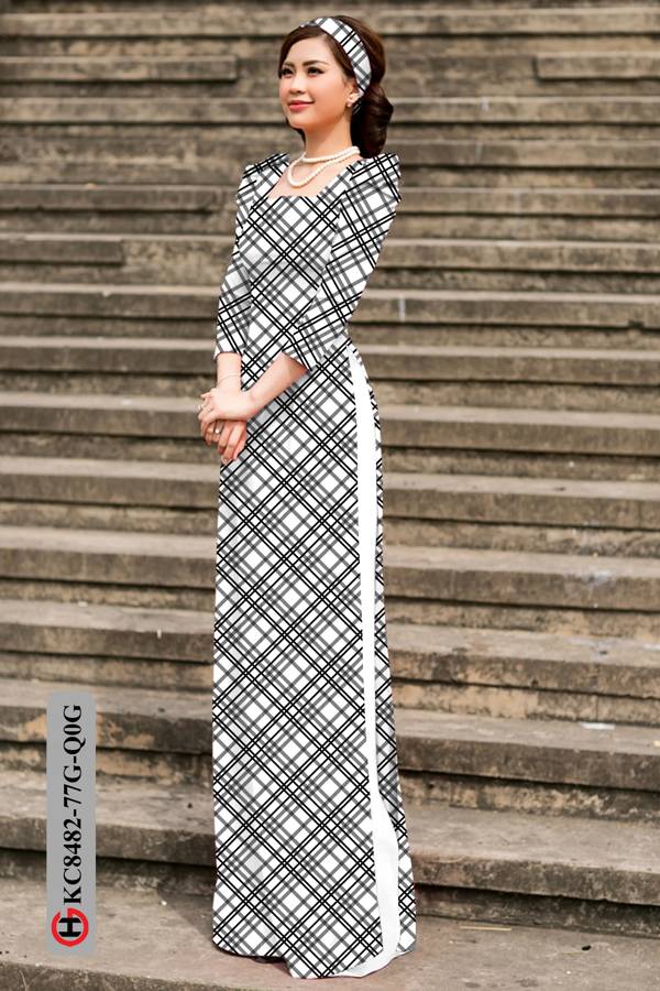 Vải Áo Dài Hoa Văn Mới Ra AD KC8482 41 Vải Áo Dài Hoa Văn Mới Ra AD KC8482