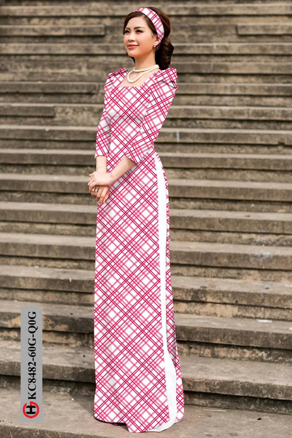 Vải Áo Dài Hoa Văn Mới Ra AD KC8482 51 Vải Áo Dài Hoa Văn Mới Ra AD KC8482