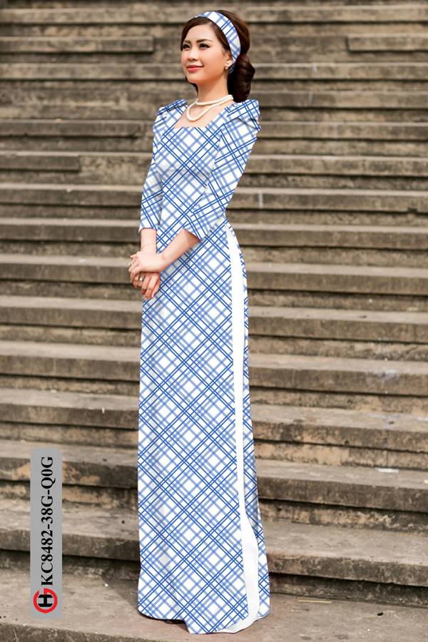 Vải Áo Dài Hoa Văn Mới Ra AD KC8482 53 Vải Áo Dài Hoa Văn Mới Ra AD KC8482