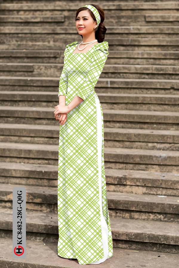 Vải Áo Dài Hoa Văn Mới Ra AD KC8482 54 Vải Áo Dài Hoa Văn Mới Ra AD KC8482