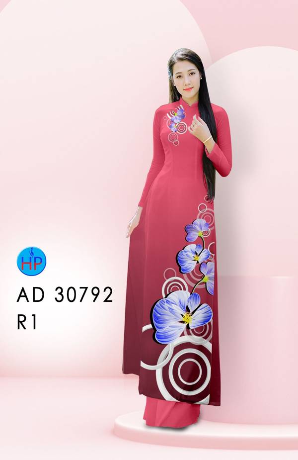 Vải Áo Dài Hoa Lan Mới Ra AD 30792 41 Vải Áo Dài Hoa Lan Mới Ra AD 30792