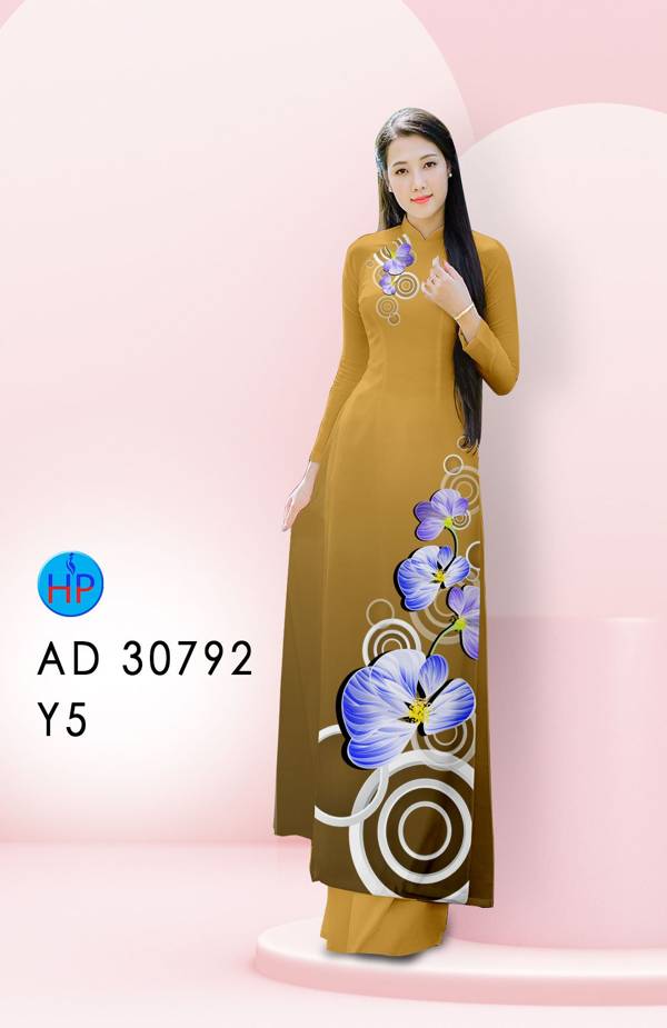 Vải Áo Dài Hoa Lan Mới Ra AD 30792 47 Vải Áo Dài Hoa Lan Mới Ra AD 30792