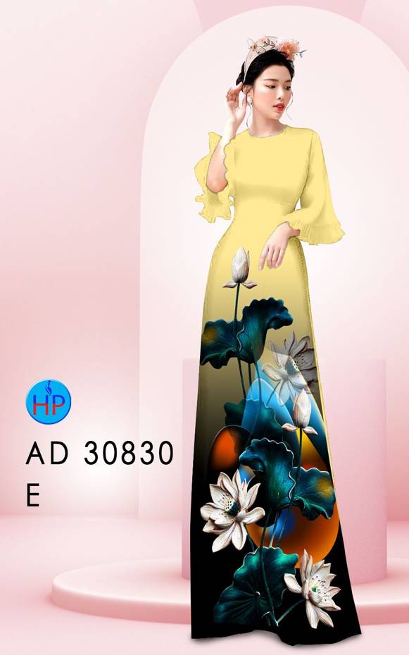 Vải Áo Dài Hoa Sen Thiết Kế 2021 AD 30830 40 Vải Áo Dài Hoa Sen Thiết Kế 2021 AD 30830