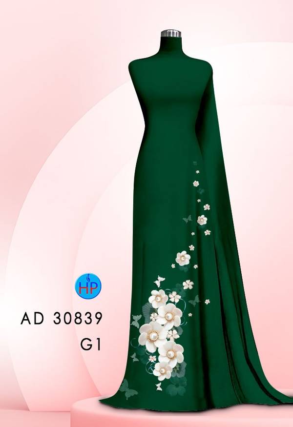 Vải Áo Dài Hoa In 3D Vừa Ra AD 30839 47 Vải Áo Dài Hoa In 3D Vừa Ra  AD 30839
