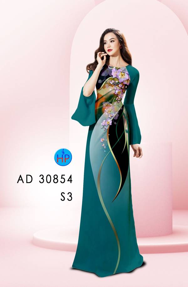 Vải Áo Dài Hoa Lan Mới Ra AD 30854 41 Vải Áo Dài Hoa Lan Mới Ra AD 30854