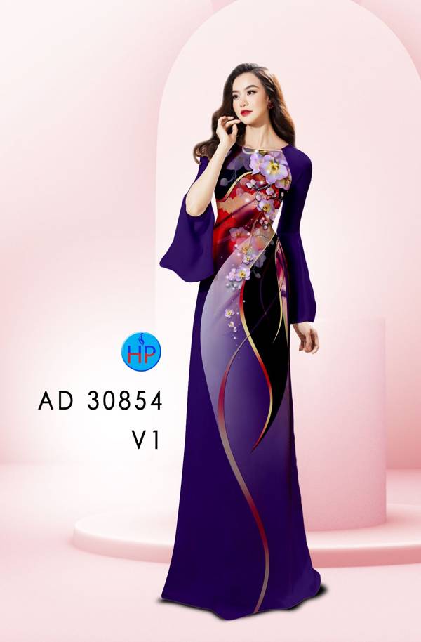 Vải Áo Dài Hoa Lan Mới Ra AD 30854 49 Vải Áo Dài Hoa Lan Mới Ra AD 30854