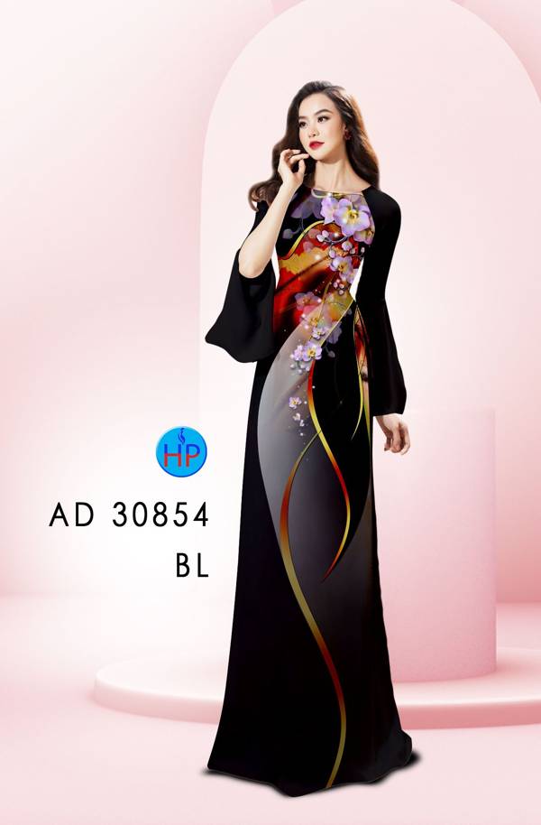 Vải Áo Dài Hoa Lan Mới Ra AD 30854 47 Vải Áo Dài Hoa Lan Mới Ra AD 30854