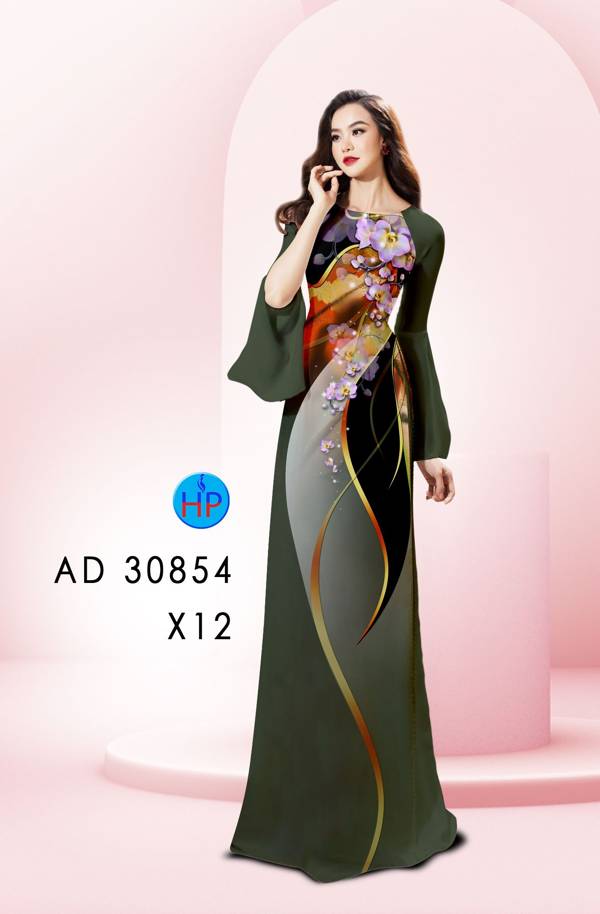 Vải Áo Dài Hoa Lan Mới Ra AD 30854 52 Vải Áo Dài Hoa Lan Mới Ra AD 30854