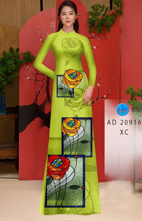 Vải Áo Dài Hoa Hồng Lập Thể Thiết Kế 2021 AD 20916 46 Vải Áo Dài Hoa Hồng Lập Thể Thiết Kế 2021 AD 20916