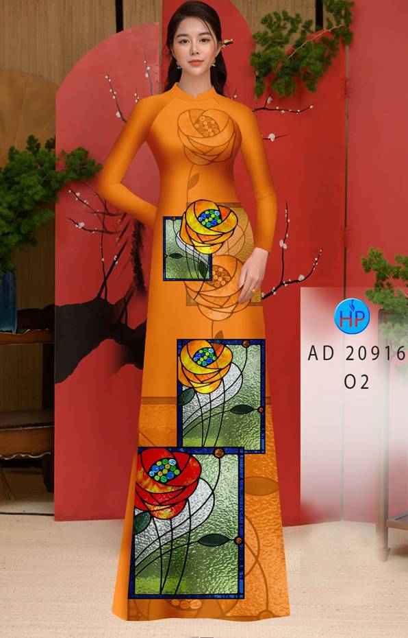 Vải Áo Dài Hoa Hồng Lập Thể Thiết Kế 2021 AD 20916 47 Vải Áo Dài Hoa Hồng Lập Thể Thiết Kế 2021 AD 20916