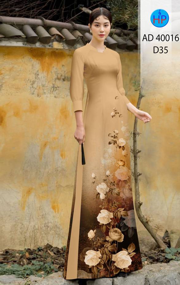Vải Áo Dài Hoa Hồng Độc Đáo AD 40016 39 Vải Áo Dài Hoa Hồng Độc Đáo AD 40016