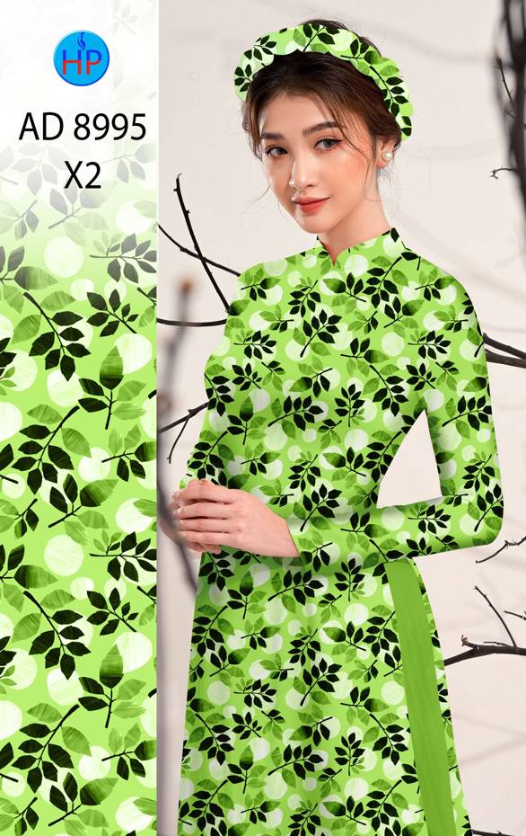 Vải Áo Dài Hoa Đều Kiểu Mới AD 8995
