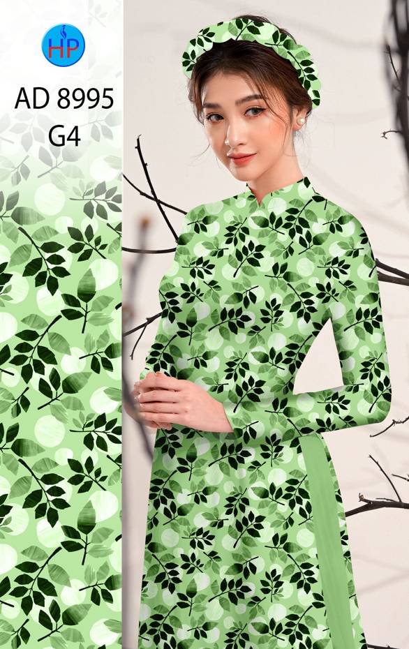Vải Áo Dài Hoa Đều Kiểu Mới AD 8995