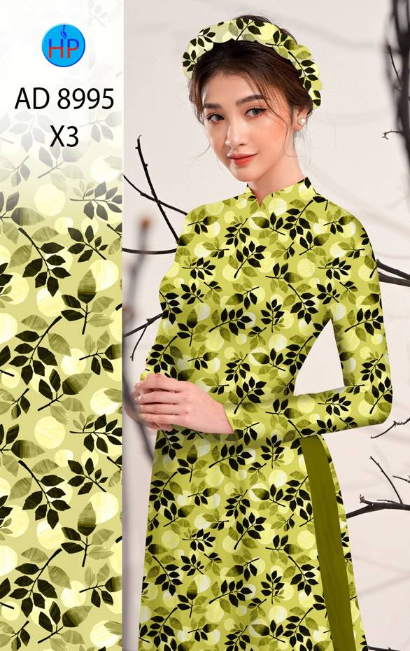 Vải Áo Dài Hoa Đều Kiểu Mới AD 8995