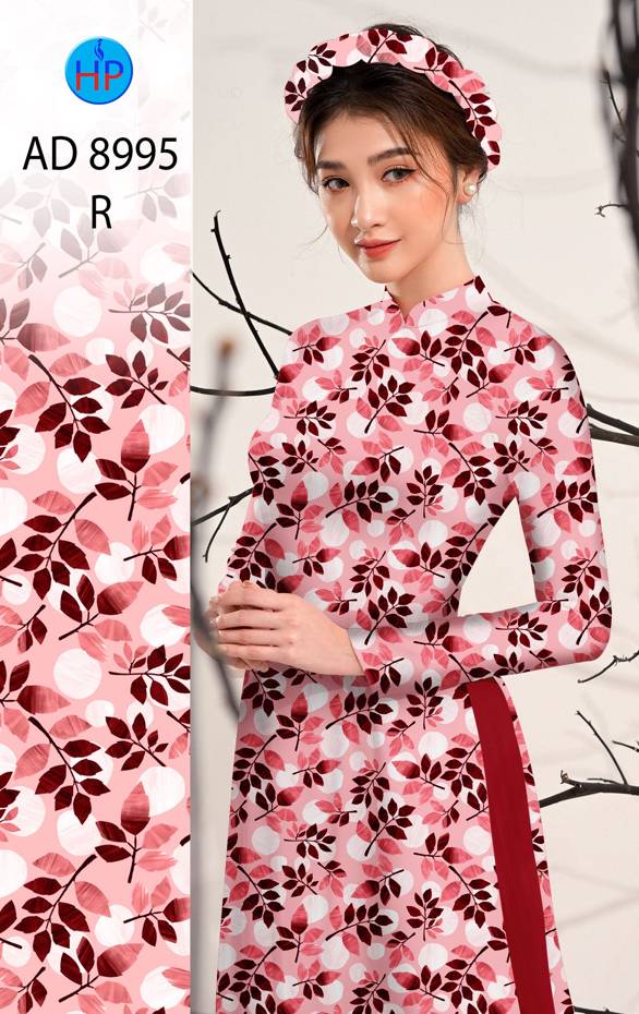 Vải Áo Dài Hoa Đều Kiểu Mới AD 8995