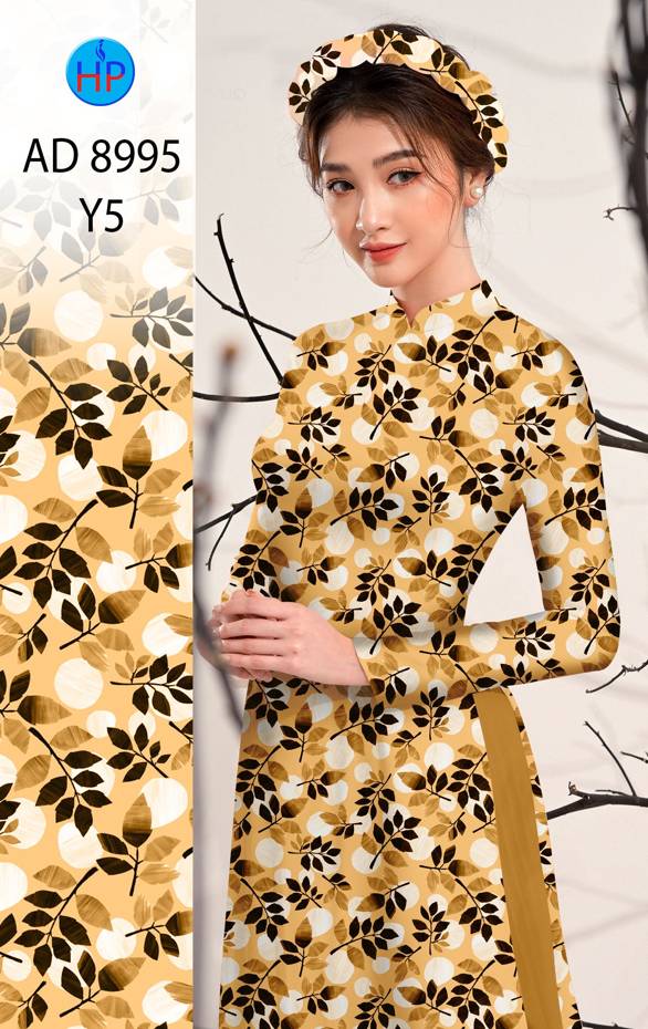 Vải Áo Dài Hoa Đều Kiểu Mới AD 8995