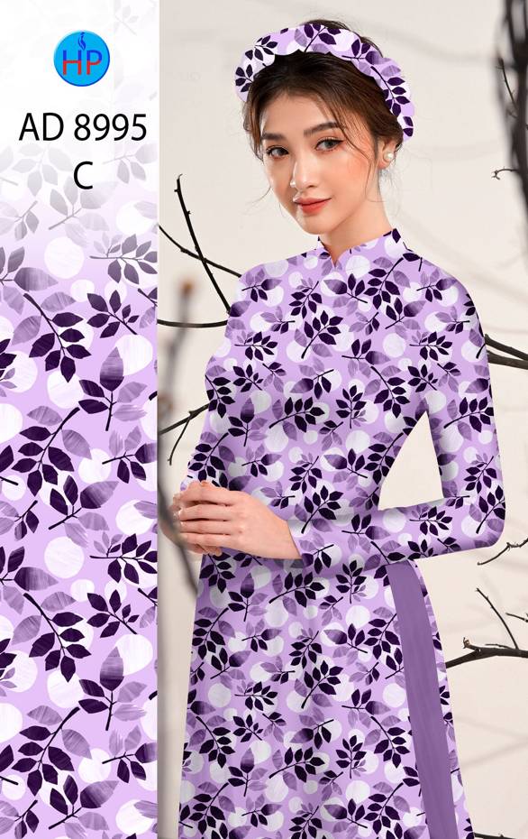 Vải Áo Dài Hoa Đều Kiểu Mới AD 8995