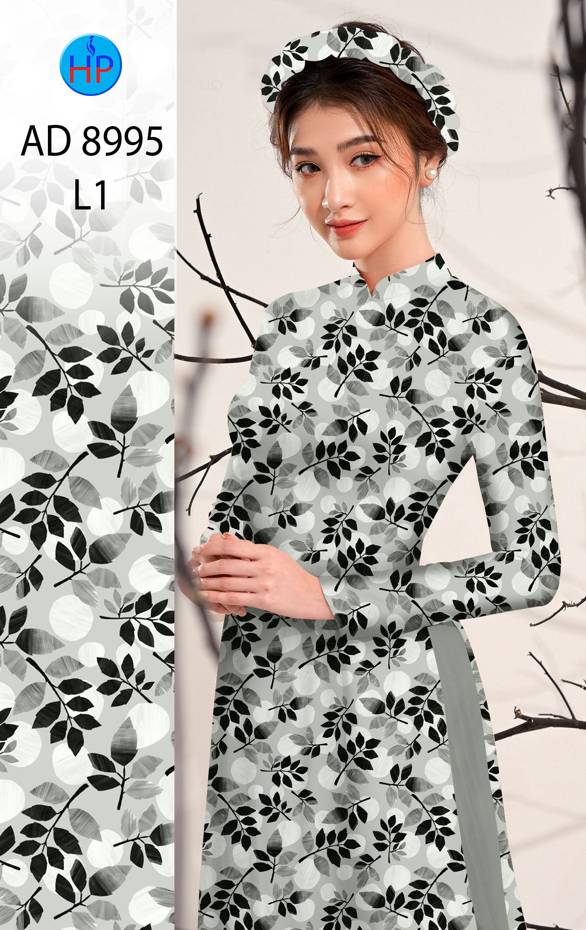 Vải Áo Dài Hoa Đều Kiểu Mới AD 8995
