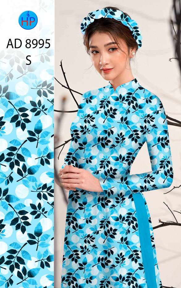 Vải Áo Dài Hoa Đều Kiểu Mới AD 8995