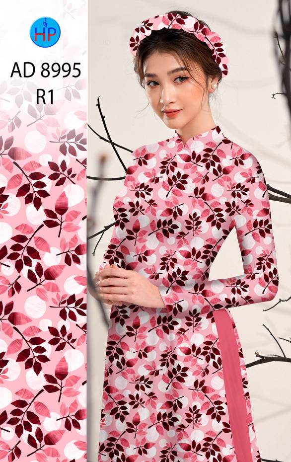 Vải Áo Dài Hoa Đều Kiểu Mới AD 8995
