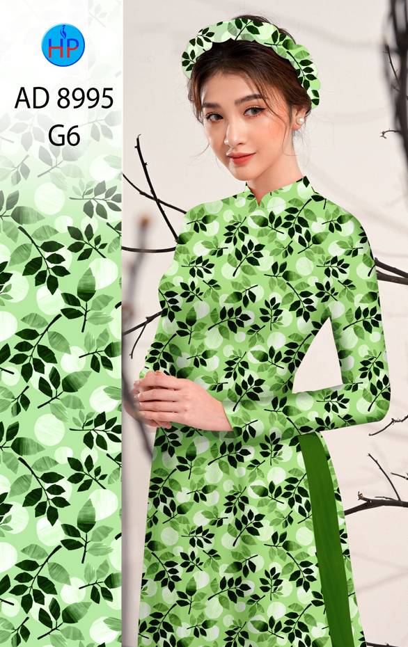 Vải Áo Dài Hoa Đều Kiểu Mới AD 8995