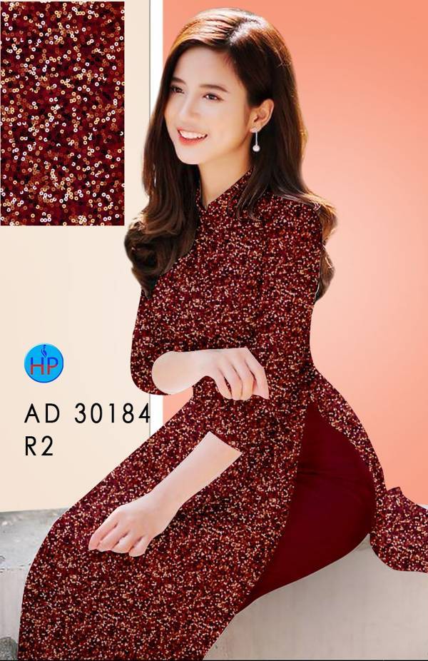 Vải Áo Dài Hoa Nhí Vừa Ra AD 30184 39 Vải Áo Dài Hoa Nhí Vừa Ra AD 30184