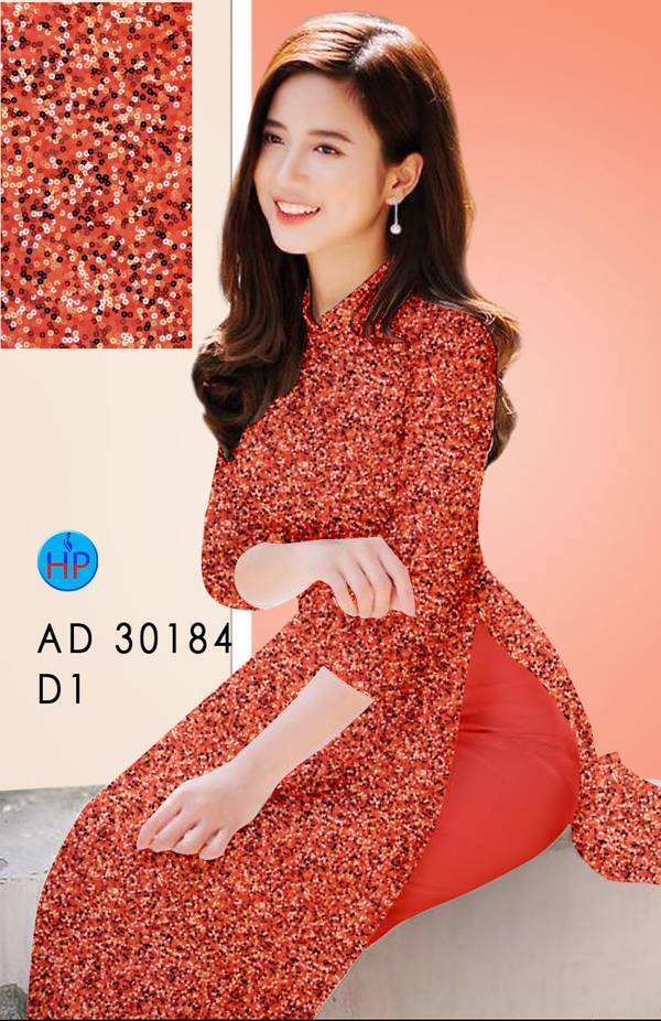 Vải Áo Dài Hoa Nhí Vừa Ra AD 30184 47 Vải Áo Dài Hoa Nhí Vừa Ra AD 30184