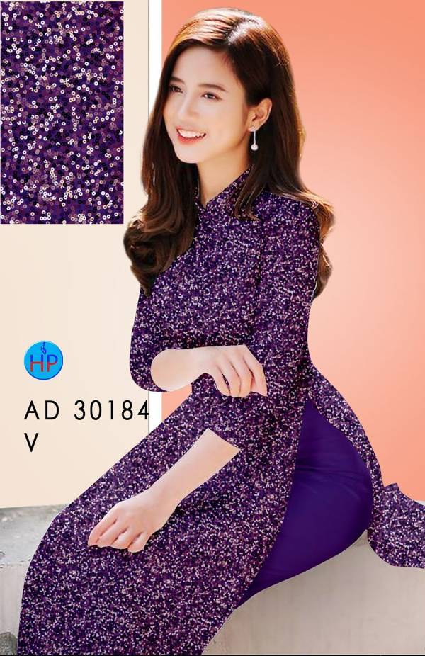 Vải Áo Dài Hoa Nhí Vừa Ra AD 30184 49 Vải Áo Dài Hoa Nhí Vừa Ra AD 30184