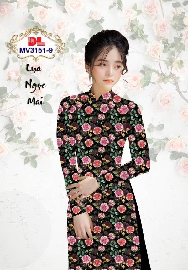 Vải Áo Dài Hoa Đều Độc Đáo AD MV3151