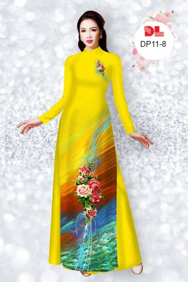 Vải Áo Dài Hoa Hồng Mới Ra AD DP11 33 Vải Áo Dài Hoa Hồng Mới Ra AD DP11