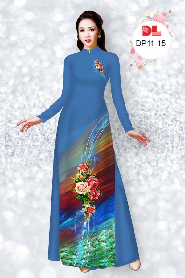 Vải Áo Dài Hoa Hồng Mới Ra AD DP11 39 Vải Áo Dài Hoa Hồng Mới Ra AD DP11