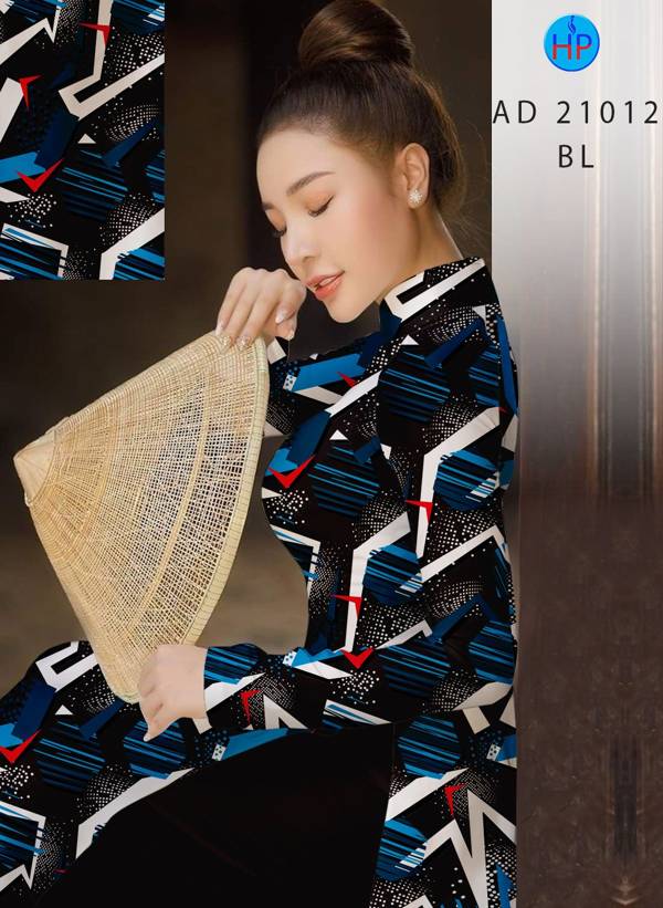 Vải Áo Dài Hoa Văn Mới Ra AD 21012