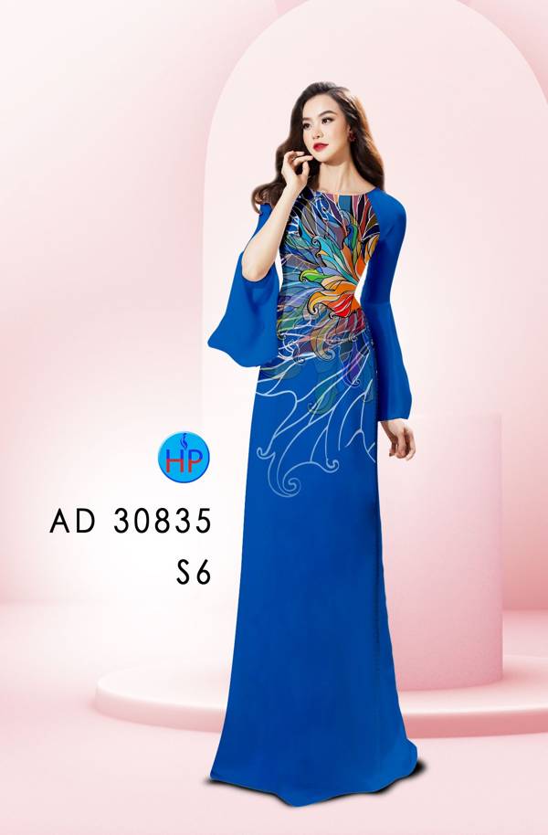 Vải Áo Dài Hoa Văn Vừa Ra  AD 30835